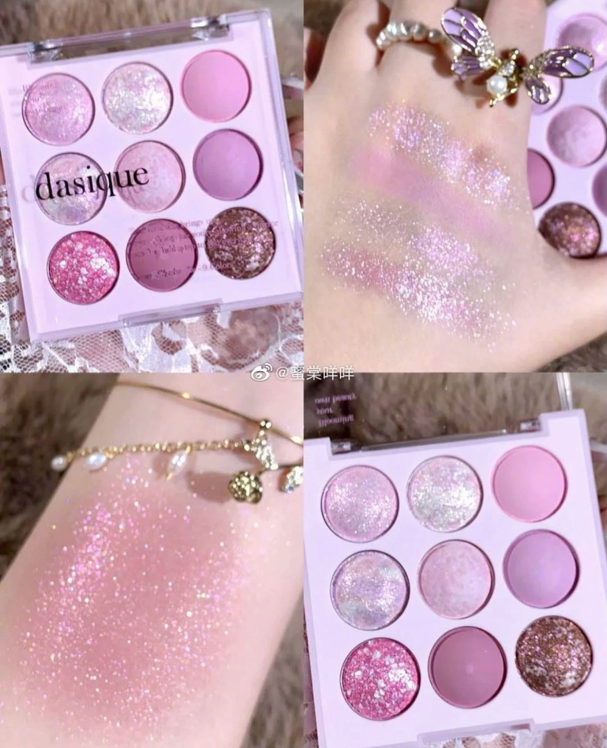 Chocolate Blush & Eyeshadow Palette – 9 Colors