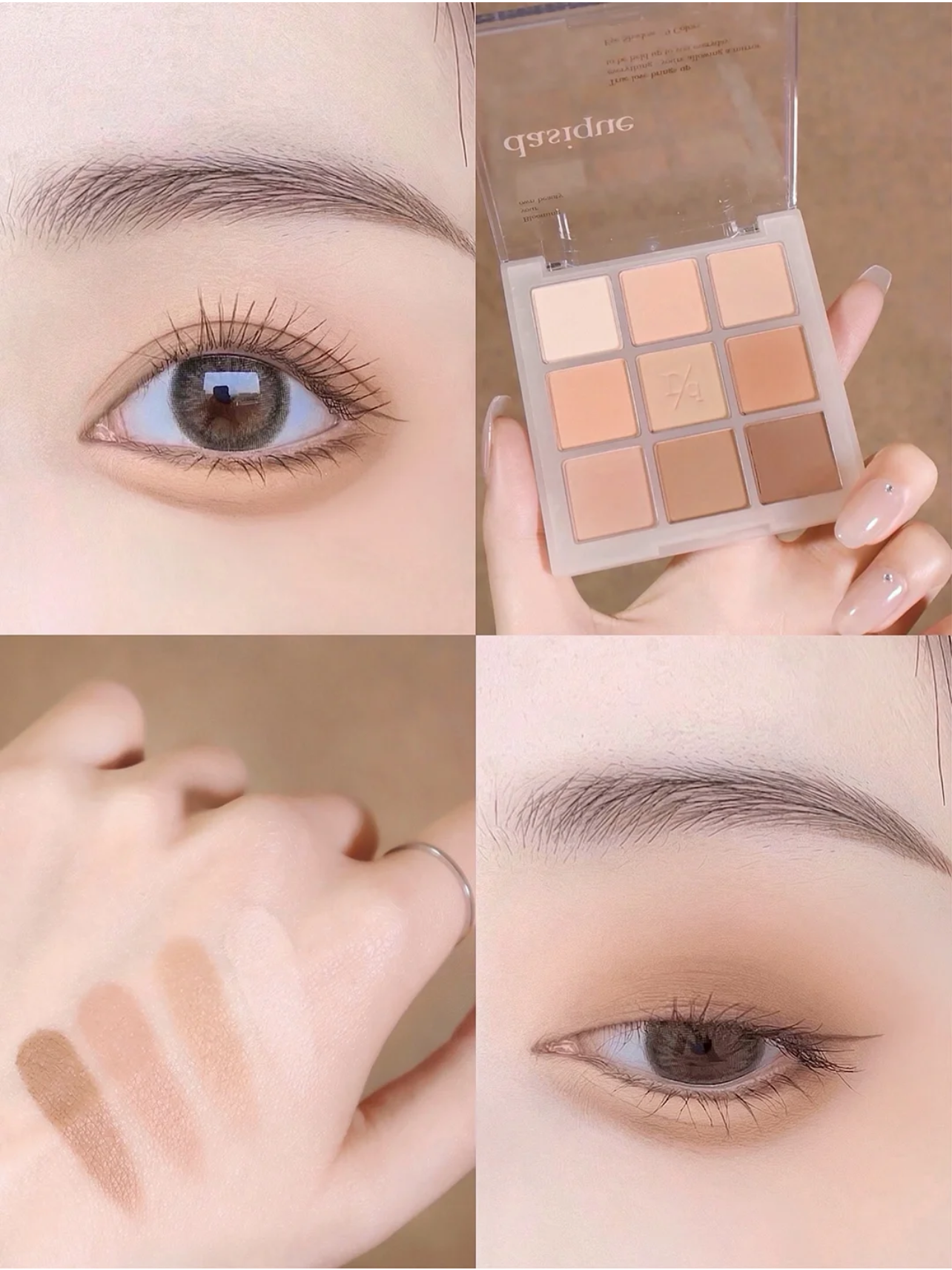 Chocolate Blush & Eyeshadow Palette – 9 Colors