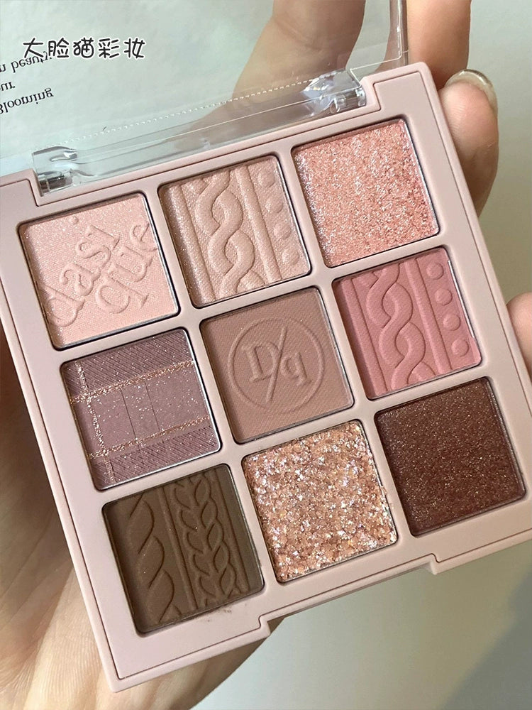 Chocolate Blush & Eyeshadow Palette – 9 Colors