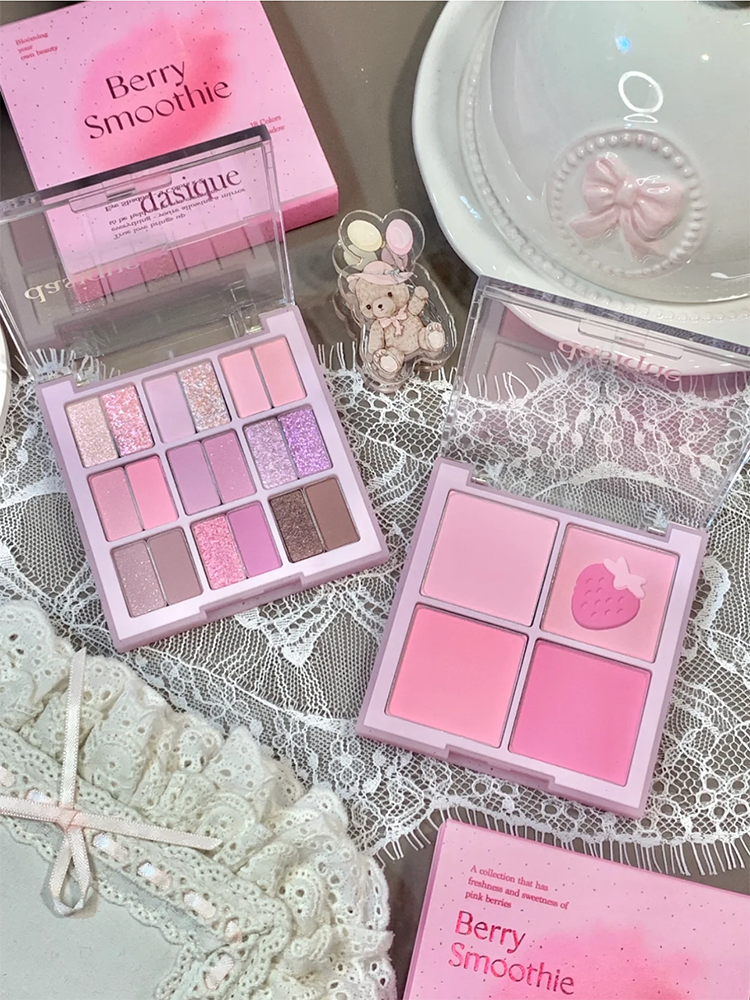 Chocolate Blush & Eyeshadow Palette – 9 Colors