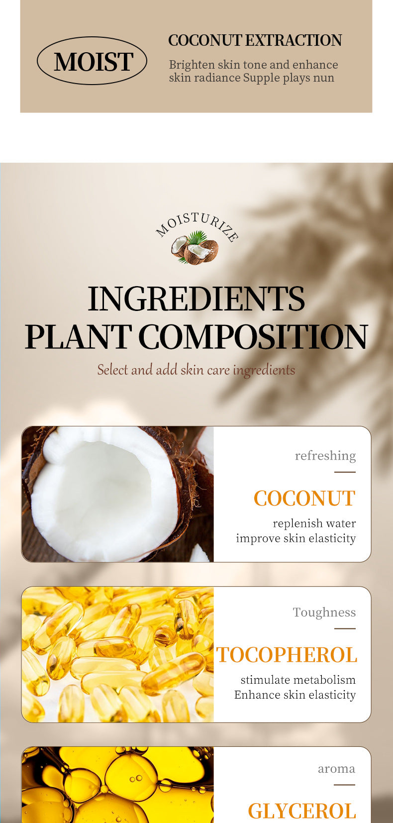Sadoer Coconut Oil Hand Cream – Repair Dry & Cracked Skin 60g