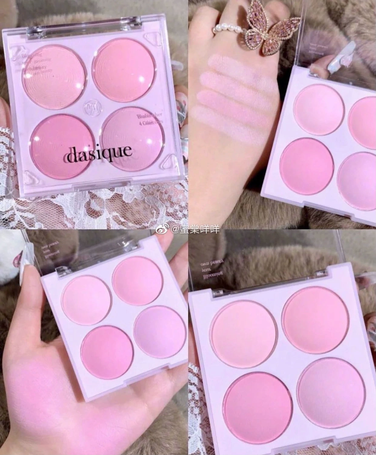 Chocolate Blush & Eyeshadow Palette – 9 Colors