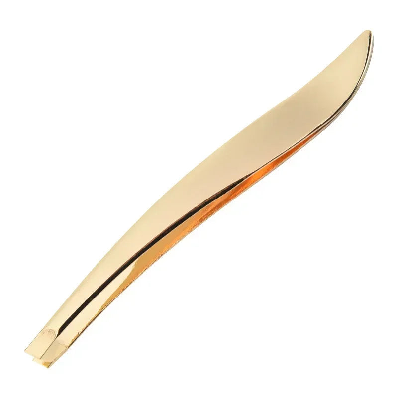 Stainless Steel Eyebrow Tweezers – Lash Clamp Tool