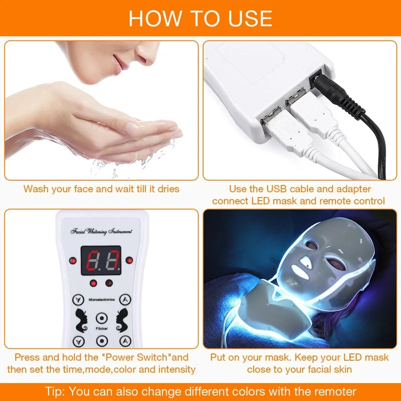 LED Photon Mask Remote Control