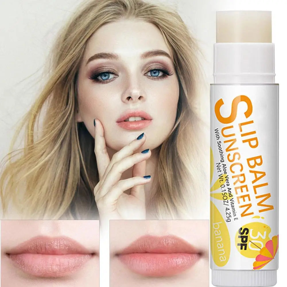 Natural Lip Balm SPF 30 – Moisturizing Fruit Flavor Sticks