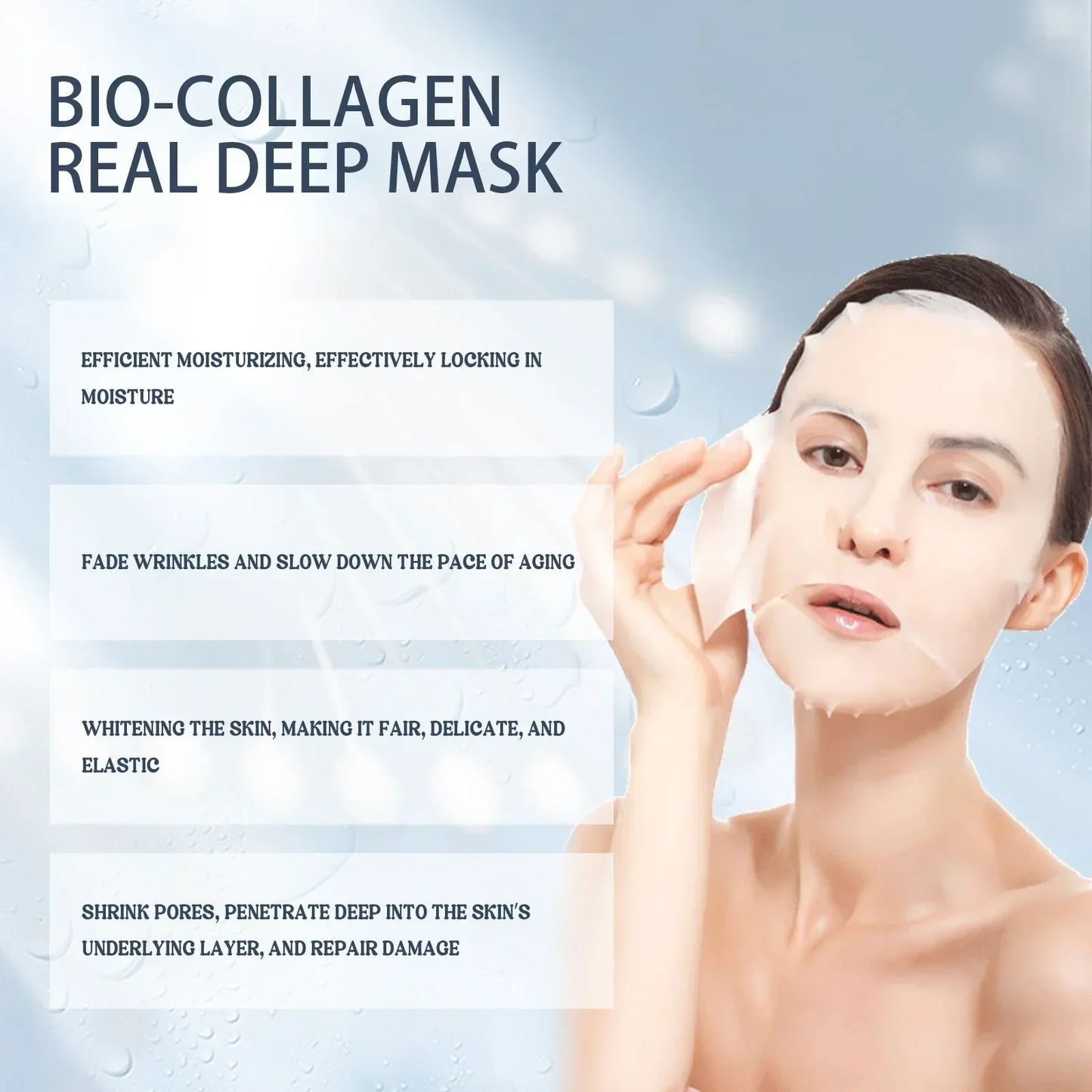 Face mask magic on the skin