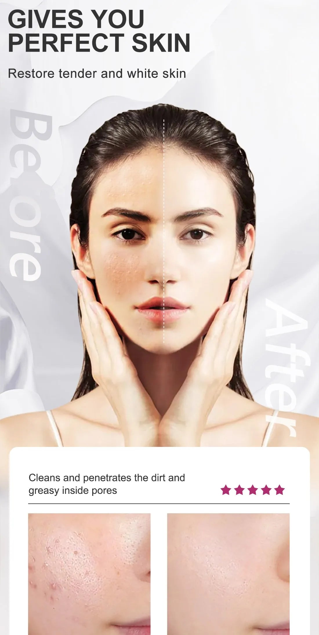 RtopR Exfoliating Facial Gel – Pore Cleanser & Scrub
