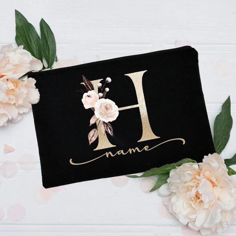 Custom Name Makeup Bag – Personalized Cosmetic Case