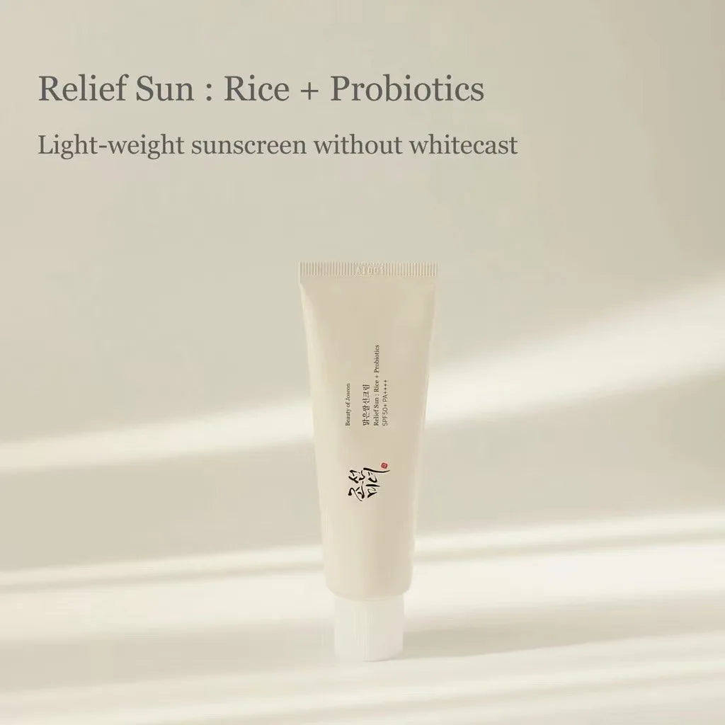SPF50+ Korean Sunscreen – Rice Probiotic Sunblock Cream 50ml