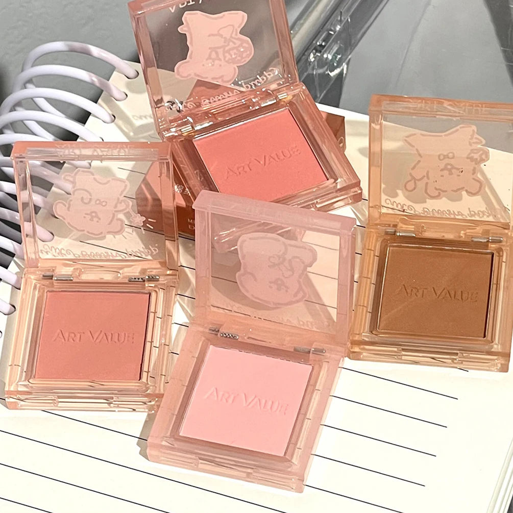 Single Matte Blush Palette – Cheek Contour Rouge Makeup