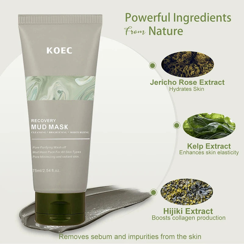 Recovery Mud Mask – Deep Cleansing & Hydrating (Korean)