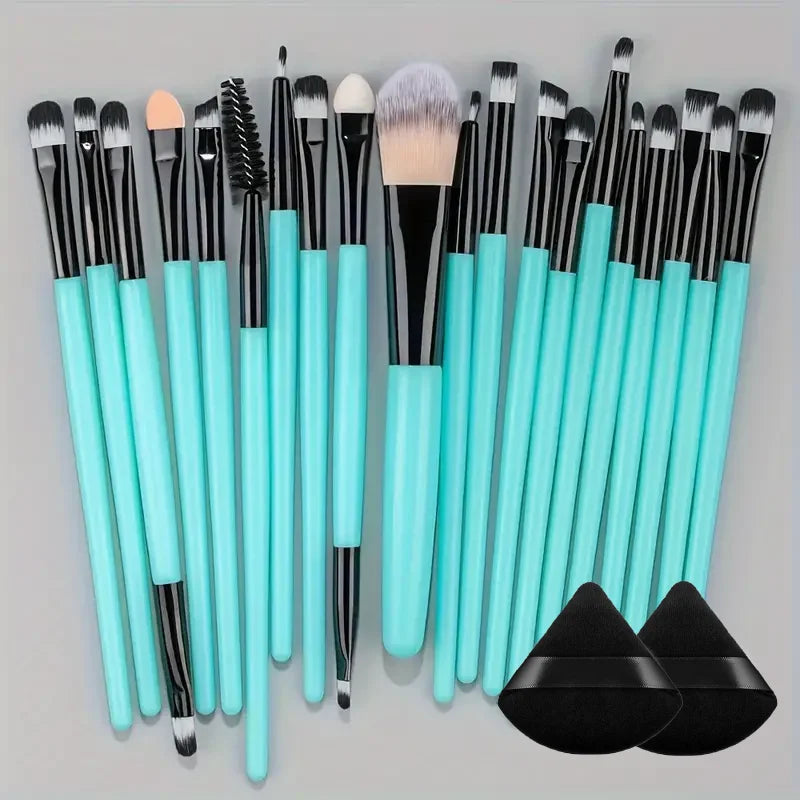 Makeup Brush Set (8–20pcs) – Foundation & Eyeshadow