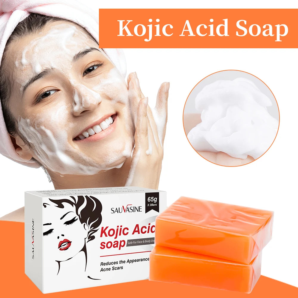 Kojic Acid Skincare Set – Cream, Serum, Soap & Cleanser