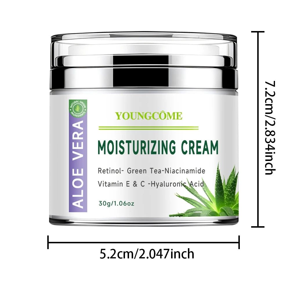 Aloe Vera Cream – Soothing & Anti-Aging Moisturizer