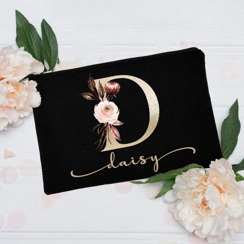 Custom Name Makeup Bag – Personalized Cosmetic Case