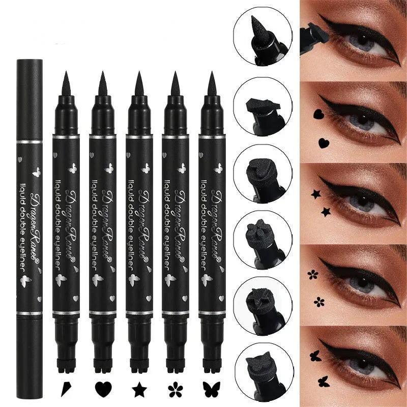 2-in-1 Butterfly Eyeliner Pen – Stamp & Liquid Waterproof Liner