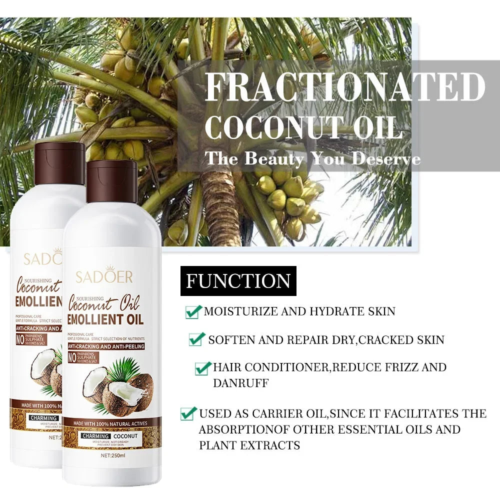 Coconut Massage & Body Oil – Hydrating & Firming