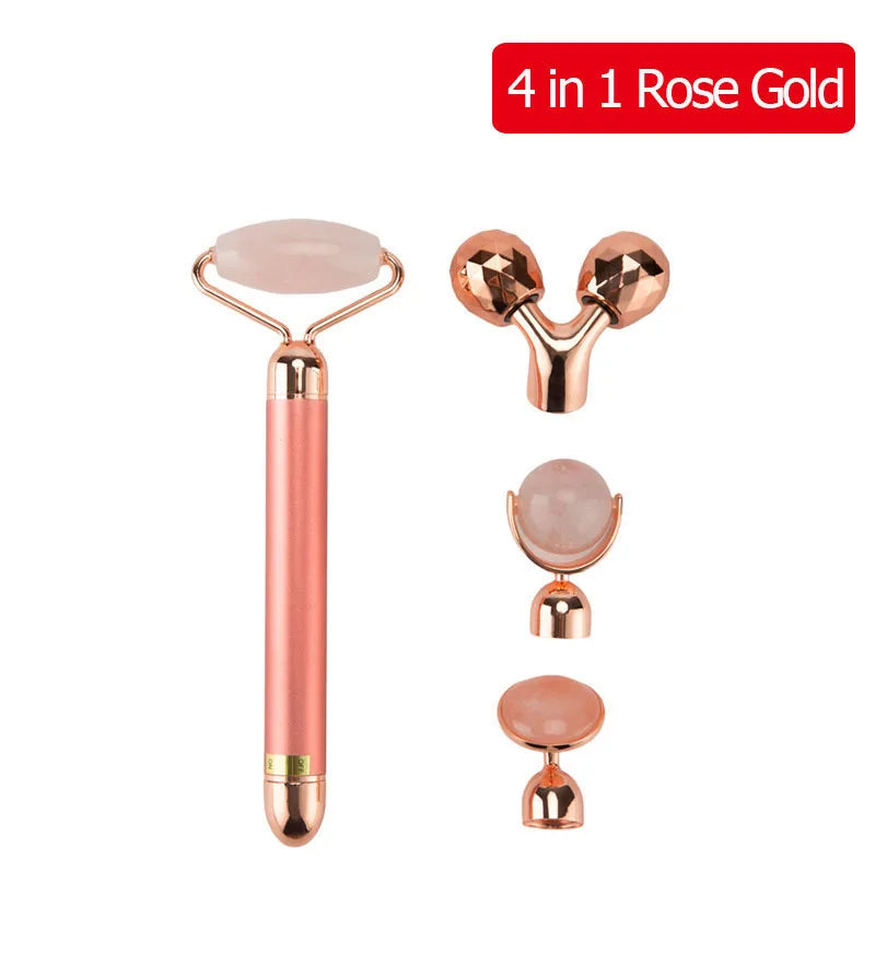 24K Gold Vibrating Face Roller