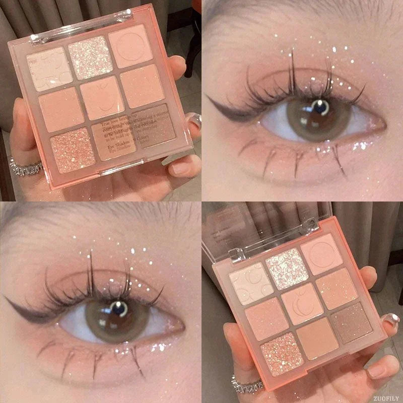 Knitted Eyeshadow Palette – Glitter & Matte