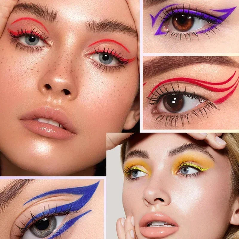 Quick Dry Eyeliner Pen – Waterproof Colorful Makeup