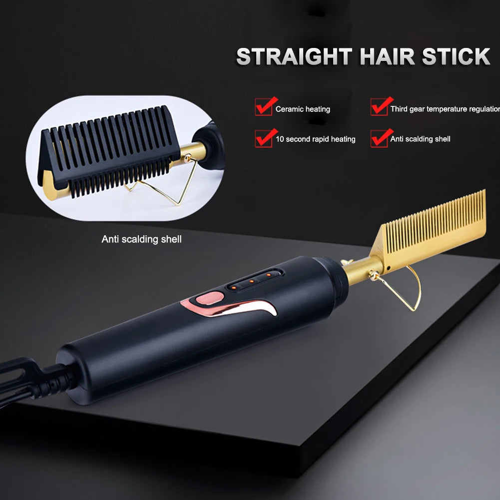 Electric Heating Comb – Beard & Hair Styling Tool