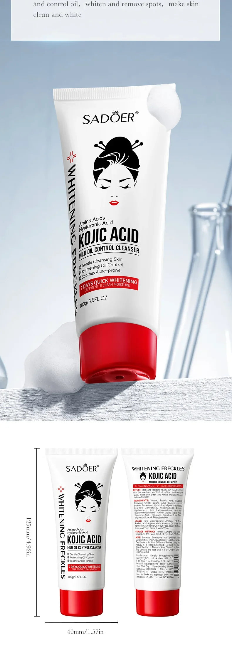 Kojic Acid Facial Wash (100ml)
