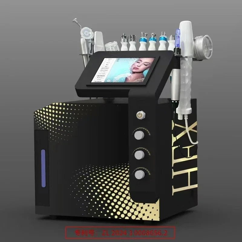 Haifei Desktop Big Bubble Beauty Machine Multi Functional Skin Care Deep Cleaning Facial Treatment Professional Device