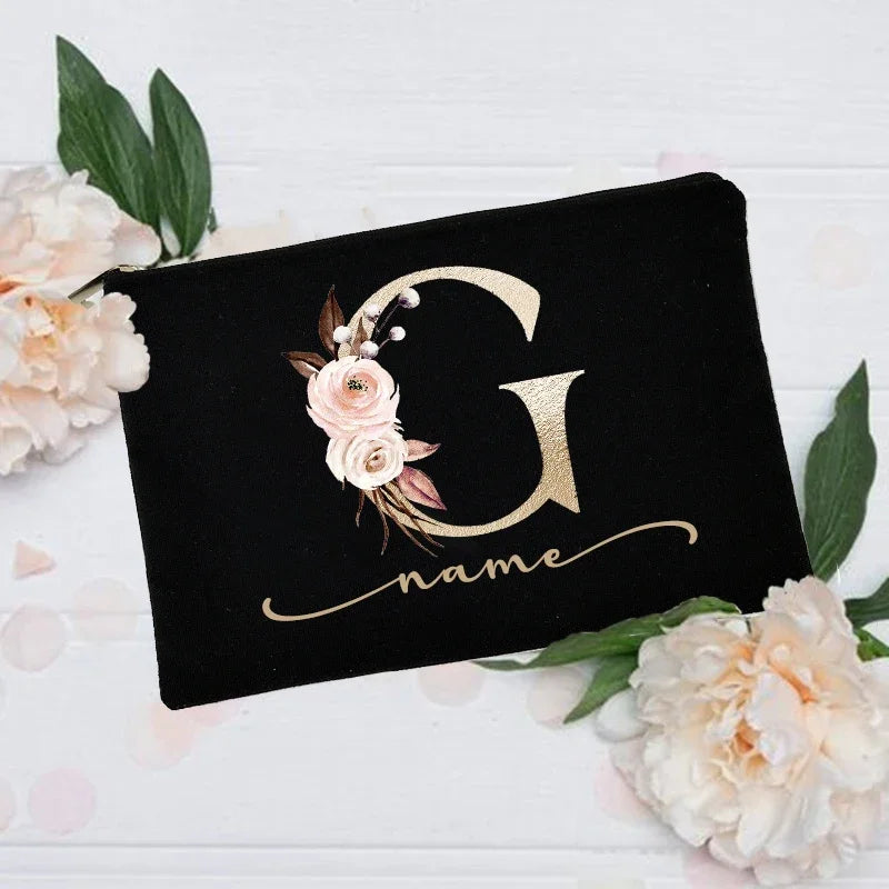 Custom Name Makeup Bag – Personalized Cosmetic Case