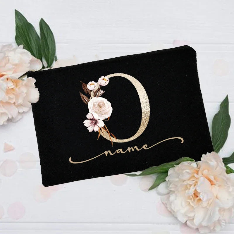 Custom Name Makeup Bag – Personalized Cosmetic Case