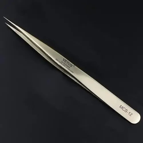 Vetus Premium Eyelash Tweezers – Fine Tip Tool