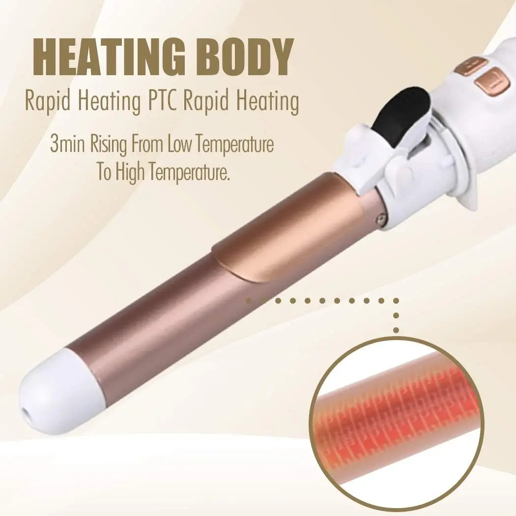 Automatic Rotating Curling Iron – 1.1/1.25 Inch Ceramic Wand