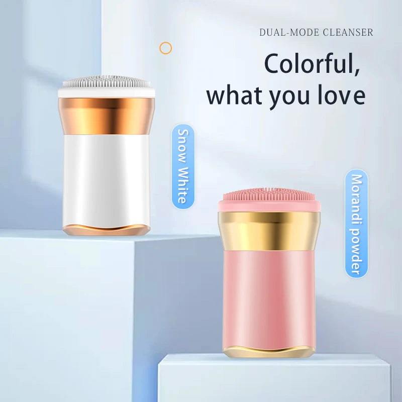 Rechargeable Electric Facial Cleanser – Multi-Brush Tool