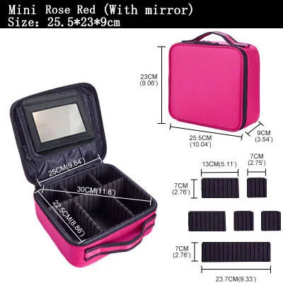 Large Cosmetic Makeup Bag – Travel Storage Case
