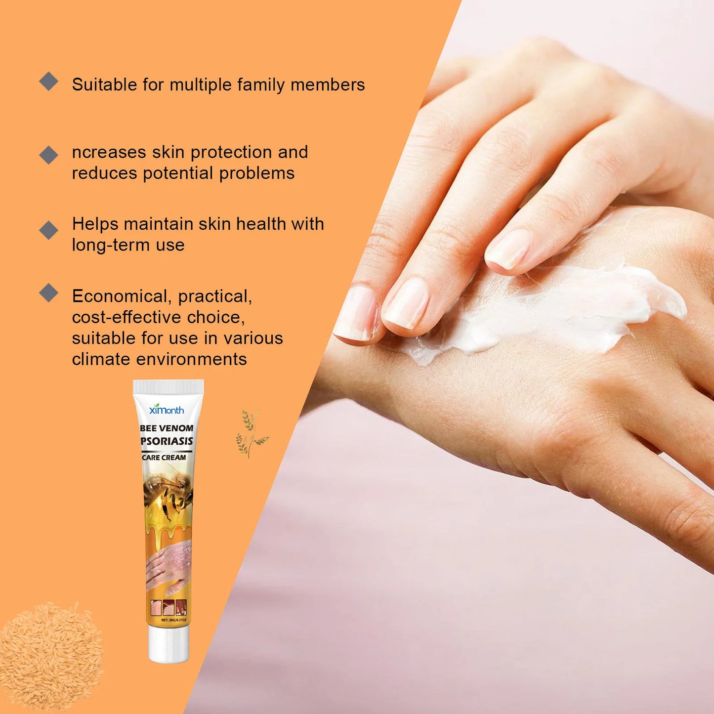 Ximonth Bee Venom Hand & Foot Cream – Repair & Moisturize