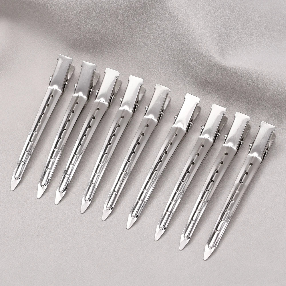 Stainless Steel Hair Clips – Salon Sectioning Pins