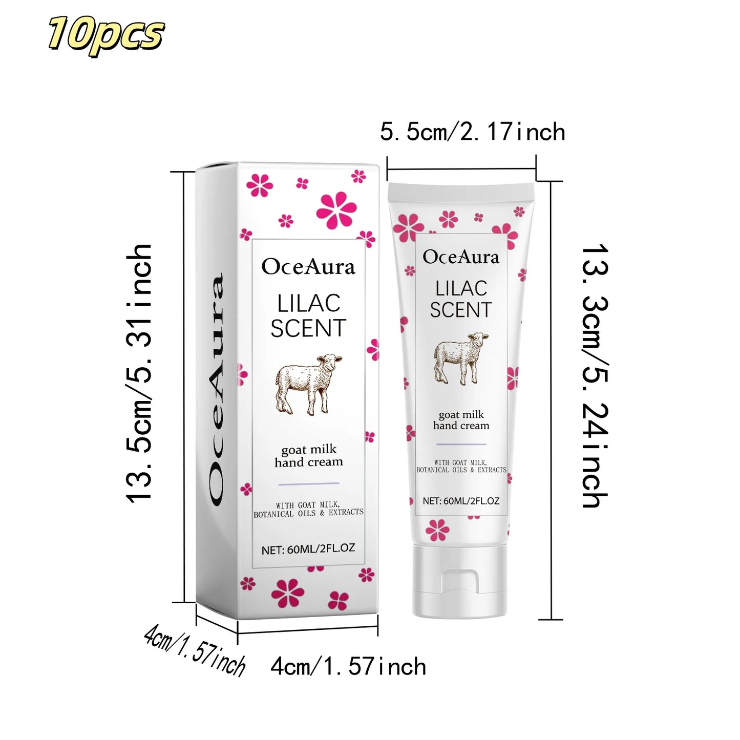 OceAura Goat Milk Hand Cream – Moisturizing & Brightening