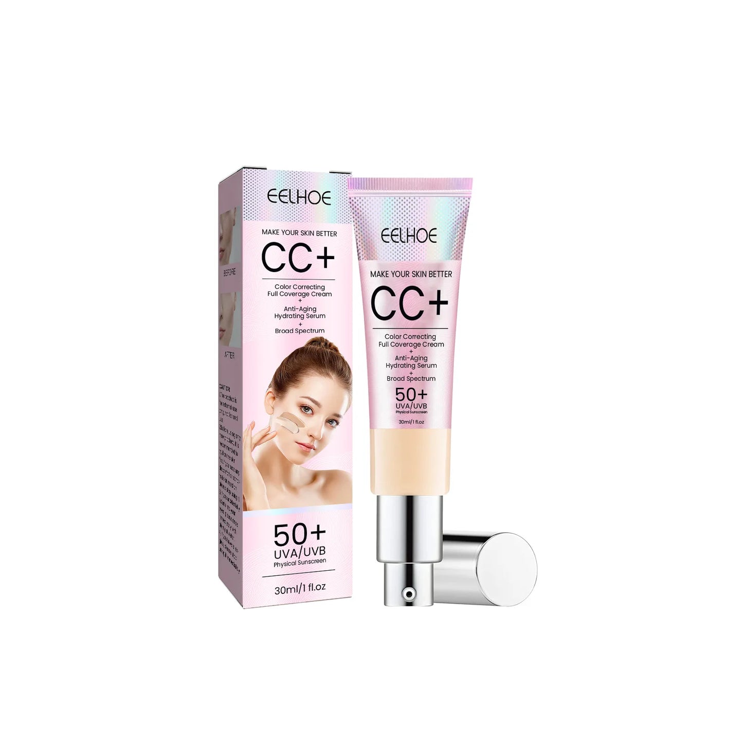 SPF 50+ Sunscreen Cream – Oil Control, Blue-Light Protection