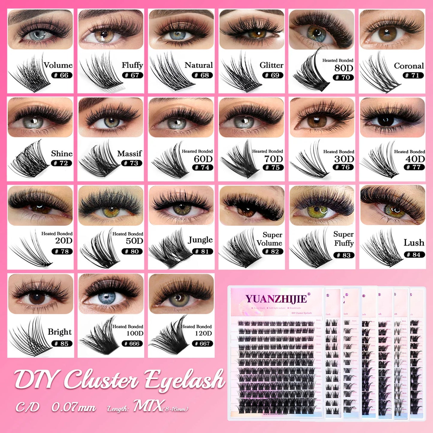 MASSCAKU DIY False Eyelash Kit