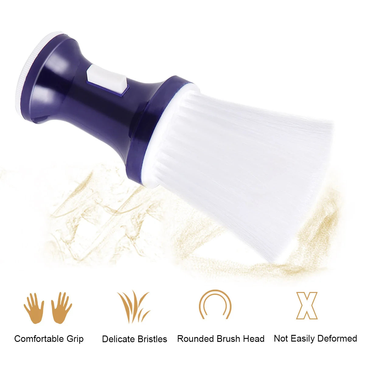 Fiber Neck Duster Brush – Barber Hair Cleaning Tool