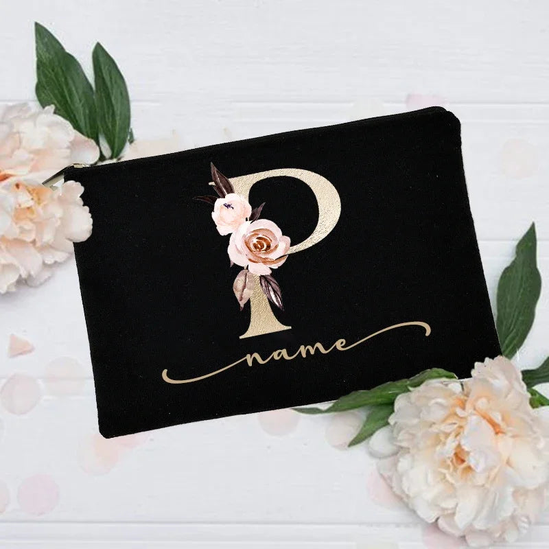 Custom Name Makeup Bag – Personalized Cosmetic Case