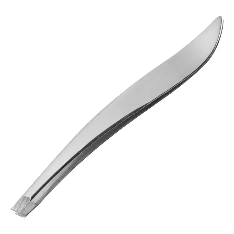 Stainless Steel Eyebrow Tweezers – Lash Clamp Tool