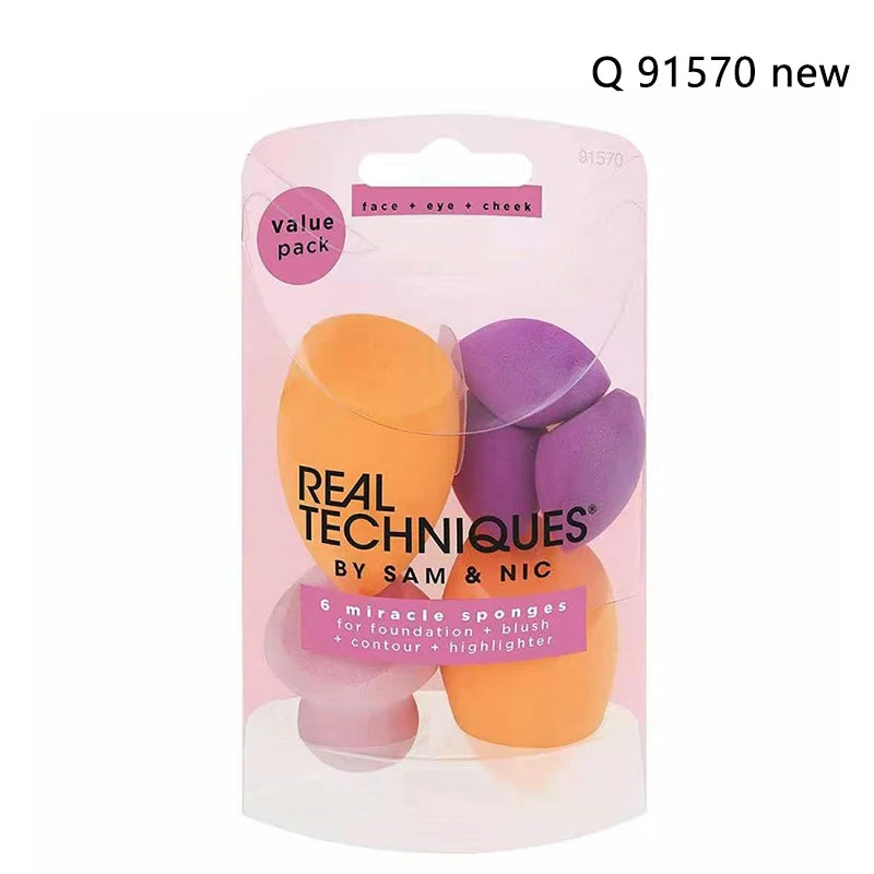 Real Techniques Professional Makeup Brushes Set Foundation Powder Contour Blush Concealer Eyeshadow Blending Cosmetic