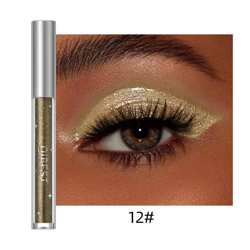 Qibest Glitter Eyeshadow – Long Lasting Shimmer