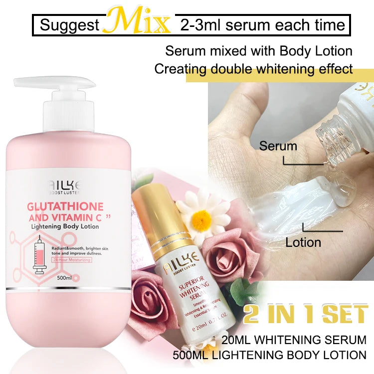 AILKE Vitamin C & Glutathione Body Lotion – Brightening Care