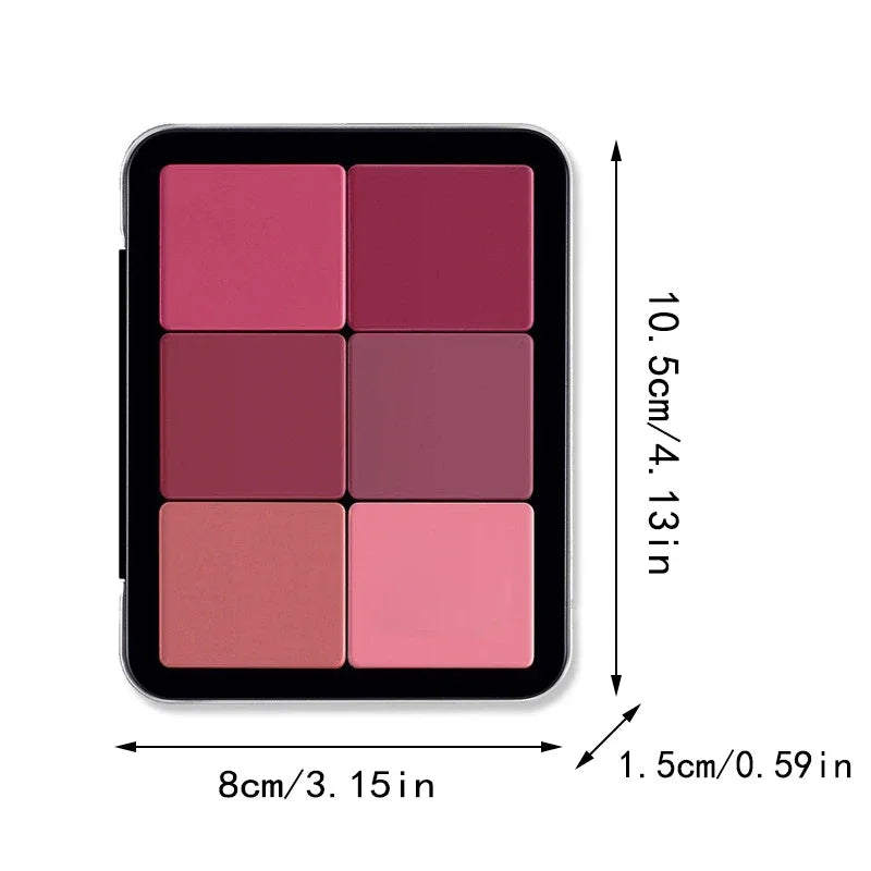 12-Color Concealer & Blush Palette – Matte Highlight & Contour