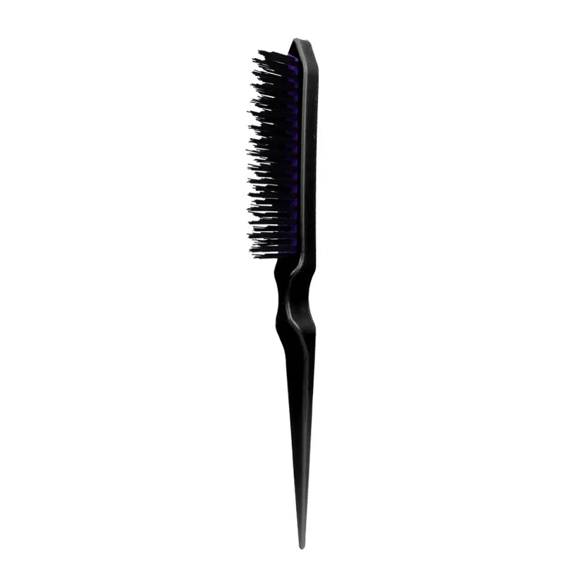 Salon Teasing Comb – Boar Bristle Backcombing Hairbrush