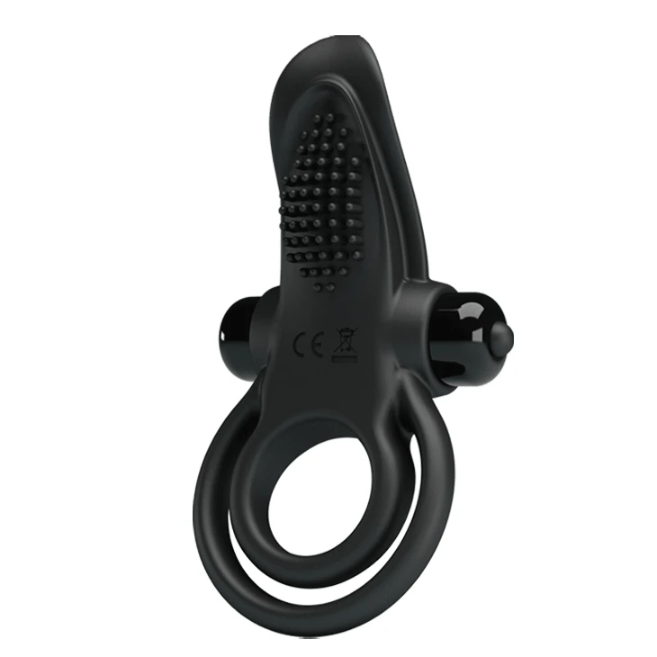 Vibrating Silicone Cock Ring – 10 Speeds