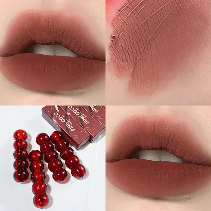 Velvet Matte Lipstick – Long-Lasting Nude & Non-Stick Lip Tint
