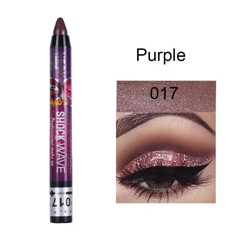2-in-1 Eyeshadow & Lipstick Stick – Glitter & Matte