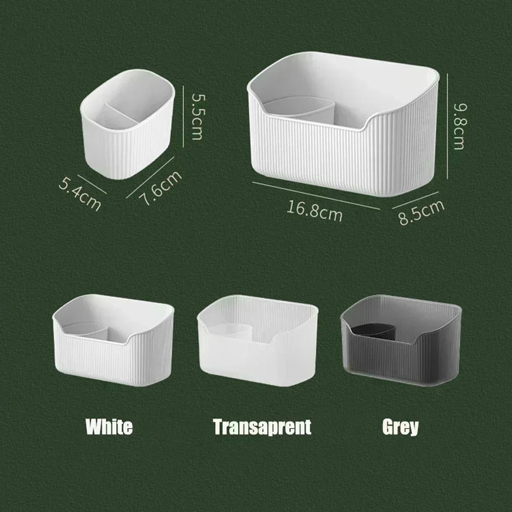 Matte Cosmetic Organizer Box – Makeup Storage Tray